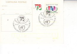 ITALIA 1976 - Giornata Nazioni Unite - - Briefe U. Dokumente