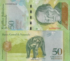 Venezuela Pick-Nr: 92j Bankfrisch 2015 50 Bolivares - Venezuela