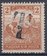 Hongrie Taxe 1919    Moissonneurs Surcharge T (A9) - Portomarken