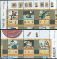 Netherlands 2006 Summer Welfare 2 S/s, Jetses, Mint NH, Nature - Science - Various - Birds - Cats - Monkeys - Educatio.. - Neufs