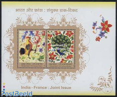 India 2003 Joint Issue France S/s, Mint NH, Nature - Various - Poultry - Joint Issues - Unused Stamps