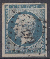 TIMBRE FRANCE PRESIDENCE N° 10 OBLITERATION PC 647 CASTRES SUR AGOUT - TB MARGES - 1852 Louis-Napoléon