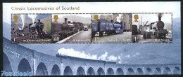 Great Britain 2012 Classic Locomotives S/s, Mint NH, Transport - Railways - Unused Stamps