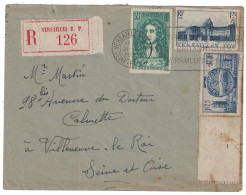 Seine Et Oise - Versailles - Lettre Recommandée Pour Villeneuve-le-Roi - Bel Affranchissement - 21 Juillet 1938 - Postal Rates