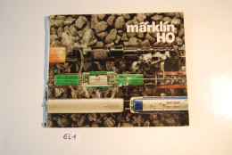 EL1 Livret Sur Les Trains MARKLIN HO - Ferrovie & Tranvie