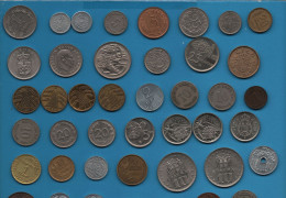 LOT MONNAIES 68 COINS VOIR LISTE / SEE LISTE - Kilowaar - Munten