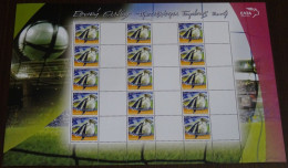 Greece 2004 Euro Champions Personalized Sheets With Blank Labels MNH - Neufs