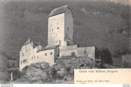 SUISSE - SG - GRUSS VOM SCHLOSS  SARGANS►VERLAG J. FETZER - CPA DOS SIMPLE AVANT 1904 ♦♦♦ - Sargans