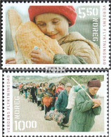 Norwegen 1469-1470 (kompl.Ausg.) Postfrisch 2003 Weltflüchtlingstag - Unused Stamps