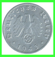 ALEMANIA - GERMANY SERIE DE 7 MONEDAS DE 1 REICHSPFNNIG TERCER REICHS ( AÑO 1943 CECAS - A - B -D - E - F - G - J ) - 1 Reichspfennig