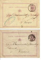 CARTE  - CORRESPONDANCE  N° 3 - 1869-1888 León Acostado