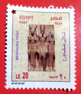 Egypt 2020 , Menkaura Triad With Star Hole, MLH - Unused Stamps