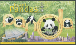 Hongkong 1999 Großer Panda Zoo Hongkong Block 62 Postfrisch (C8527) - Blocks & Sheetlets