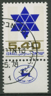 Israel 1978 Freimarke Davidstern 760 Mit Tab Gestempelt - Gebraucht (mit Tabs)