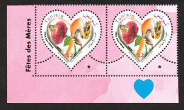 2024 - Tunisie - Fête Des Mères - Femme- Enfants- Rose- Papillon- Main- Amour - Paire De Timbres - Set Complète 1v.MNH** - Moederdag