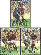 Schweden 1505-1507 (kompl.Ausg.) Postfrisch 1988 Fußball - Unused Stamps