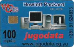 Montenegro - Telecom - Jugodata Hewlett Packard, 06.2001, 100Units, 70.000ex, Used - Montenegro