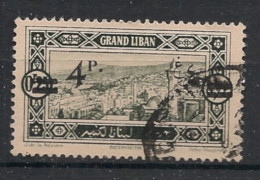 GRAND LIBAN - 1926 - N°YT. 76 - 4pi Sur 0pi25 Vert-noir - Oblitéré / Used - Usati