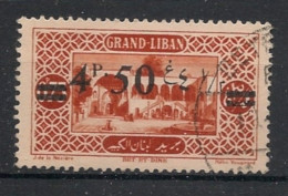 GRAND LIBAN - 1926 - N°YT. 77 - 4pi50 Sur 0pi75 Brun-orange - Oblitéré / Used - Usati