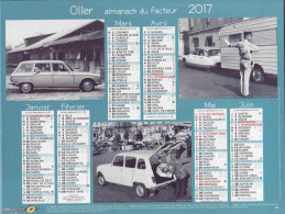 Calendrier France 2017 Pompiste Simca 1000 Triump Automobile Citroen DS Peugeot 304 Renault 4 - Grand Format : 2001-...