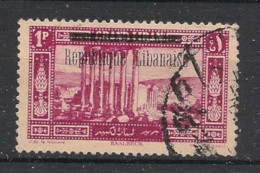 GRAND LIBAN - 1927 - N°YT. 86 - Baalbeck 1pi Rose - Oblitéré / Used - Oblitérés