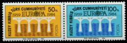 TÜRKISCH-ZYPERN ZUSAMMENDRUCKE Nr 142 Und 143 Postfrisch WA X92267A - Unused Stamps