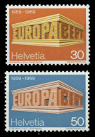 SCHWEIZ 1969 Nr 900-901 Postfrisch SA5EA82 - Unused Stamps