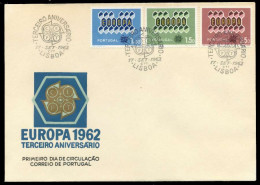 PORTUGAL 1962 Nr 927-929 BRIEF FDC X089556 - Briefe U. Dokumente