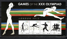 Antigua 2012 Olympic Games London Sheetlet MNH - Estate 2012: London