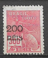 Brasil Brazil 1933 - Selos De 1928/30 (Vovó) Com Sobrecarga - RHM 350 - Ongebruikt