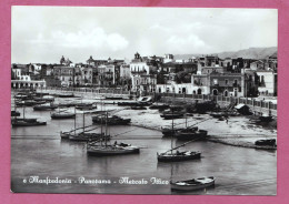 Manfredonia. Mercato Ittico-Standard Size, Divided Back, Cancelled And Mailed To Bari - Manfredonia