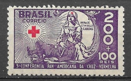 Brasil Brazil 1935 C 088 - 3ª Conferência Panamericana Da Cruz Vermelha - Ongebruikt