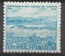 Brasil Brazil 1939 - Centenário Do Município De Santos - RHM C136 - Neufs