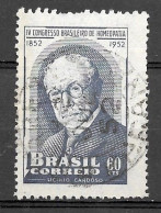 Brasil Brazil 1952 - 4º Congresso De Homeopatia Centenário De Licínio Cardoso  - RHM C277 - Oblitérés