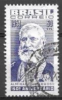 Brasil Brazil 1954 C 349 - Sesquicentenário Natalício Do Almirante Barroso - Used Stamps