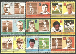 SPET-8 Grenadines St Vincent Cricket Barnes Hammond Underwood Peel Grace Larwood Knott Ames MNH ** Neuf SC - Cricket