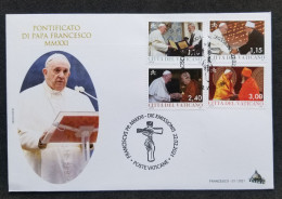 Vatican Interfaith Dialogue Efforts Of Pope Francis 2021 (FDC) - Covers & Documents