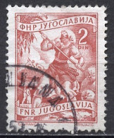 Yougoslavie - Jugoslawien - Yugoslavia 1952-53 Y&T N°589 - Michel N°678 (o) - 2d Meunerie - Gebraucht