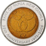 Papouasie-Nouvelle-Guinée, 2 Kina, 2008, Bimétallique, SPL+, KM:51 - Papua-Neuguinea