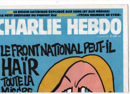 CHARLIE HEBDO N° 1209 . Septembre 2015 - Humor