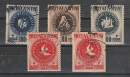 1946 - Amitie Roumano-sovietique Mi 1008A/1011A/B - Used Stamps