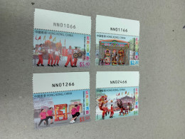 Hong Kong Stamp Intangible Cultural Heritage National Festival - Unused Stamps