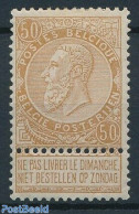 Belgium 1893 50c, Stamp Out Of Set, Unused (hinged) - Ongebruikt