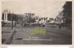 BRUXELLES 1935 BOULEVARD E. BOCKSTAEL ET PLACE ST-LAMBERT - Avenues, Boulevards