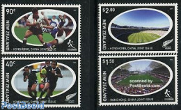 New Zealand 2004 Rugby Sevens 4v, Joint Issue Hong Kong, Mint NH, Sport - Various - Rugby - Sport (other And Mixed) - .. - Ongebruikt