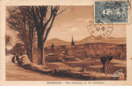 MIREPOIX - Vue Générale Et Les Pyrénées - Très Bon état - Mirepoix