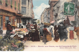 NICE - Marché Aux Fleurs, Rue Saint François De Paul - Très Bon état - Mercadillos