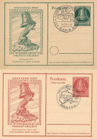 BF0794 / BERLIN - GLOCKE - 1951/1952 , 5 Amtliche Ganzsachen - Postales - Usados