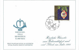 Postzegels > Europa > Liechtenstein > 1991-00 >kaart Met No. 1165 (17574) - Covers & Documents