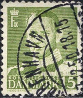 Danemark Poste Obl Yv: 315 Mi:302II Frederik IX (TB Cachet Rond) - Usado